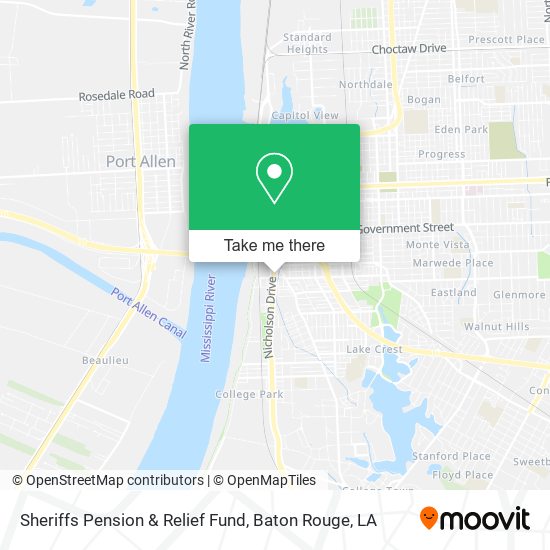 Sheriffs Pension & Relief Fund map