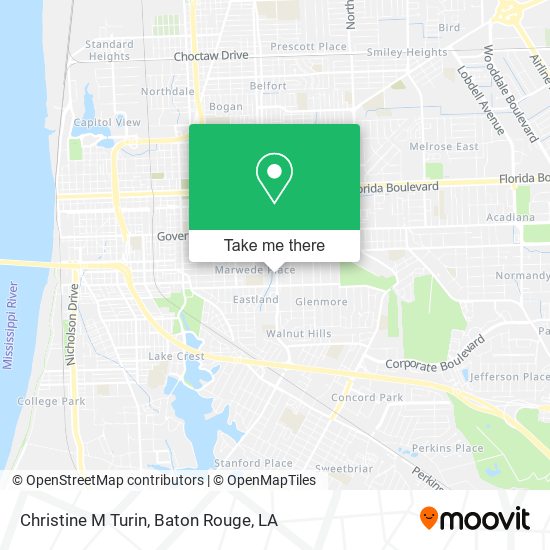 Christine M Turin map