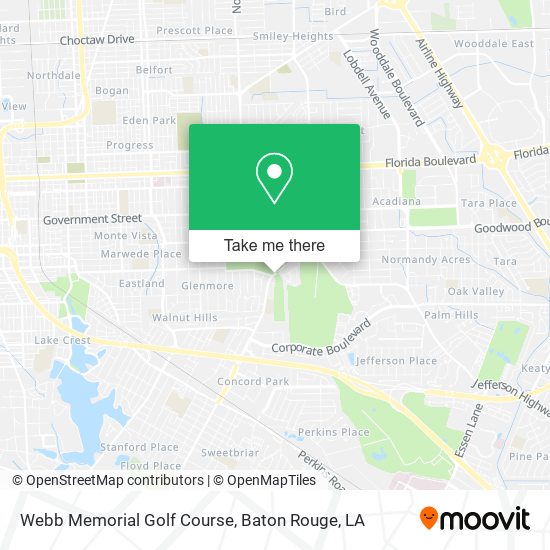 Mapa de Webb Memorial Golf Course