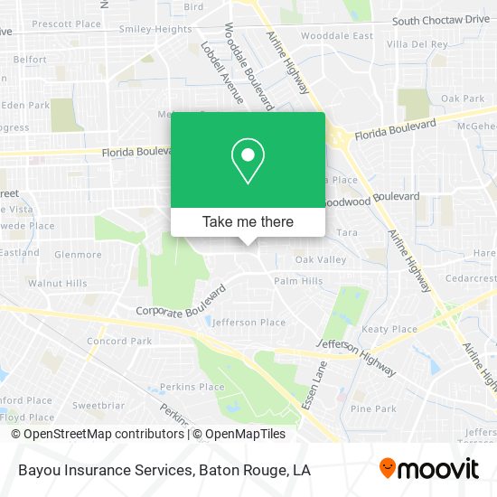 Mapa de Bayou Insurance Services