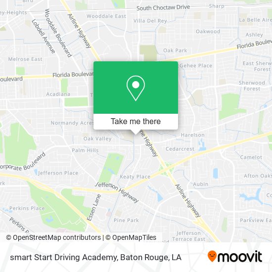 Mapa de smart Start Driving Academy