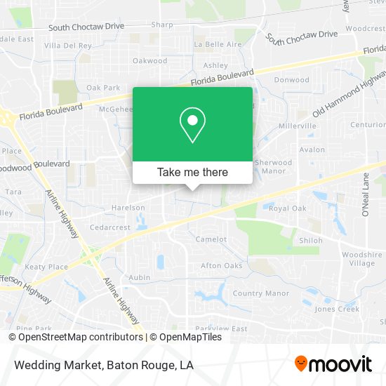 Mapa de Wedding Market