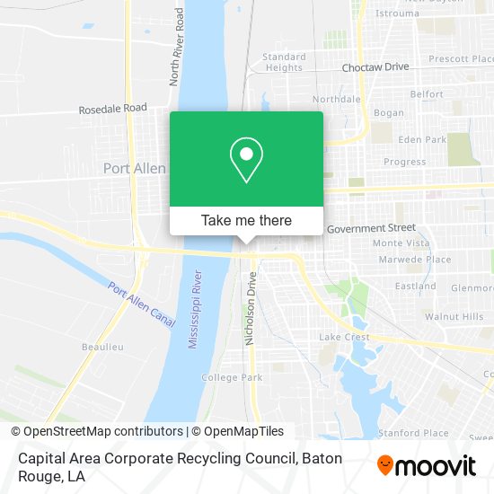 Capital Area Corporate Recycling Council map