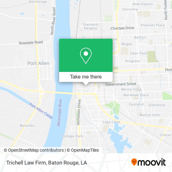 Trichell Law Firm map