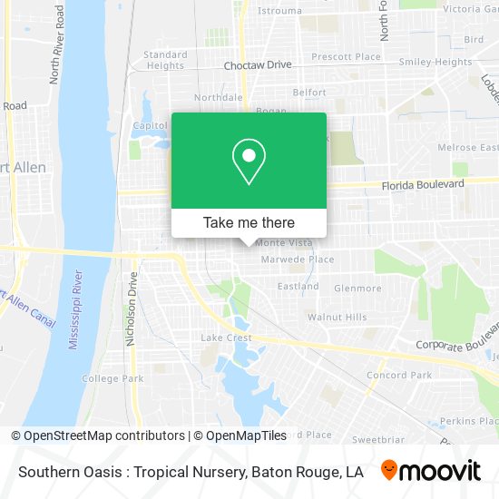 Southern Oasis : Tropical Nursery map