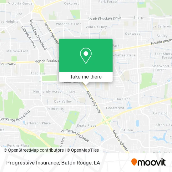 Progressive Insurance map