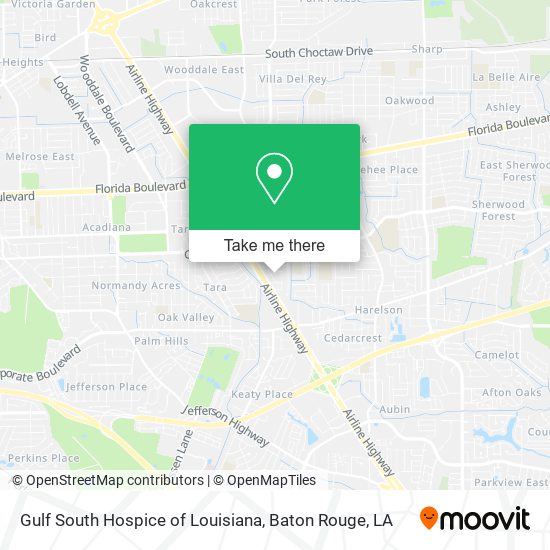 Mapa de Gulf South Hospice of Louisiana