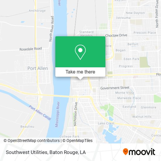 Mapa de Southwest Utilities