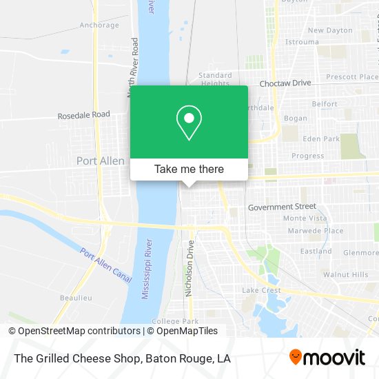 Mapa de The Grilled Cheese Shop