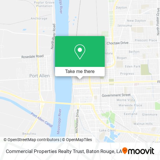 Commercial Properties Realty Trust map