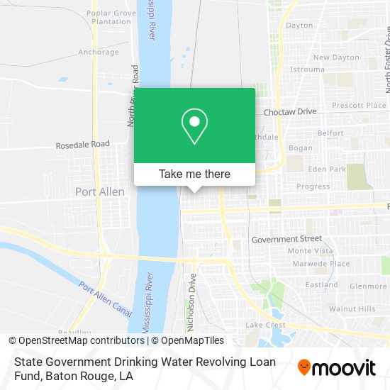State Government Drinking Water Revolving Loan Fund map