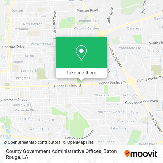 County Government Administrative Offices map