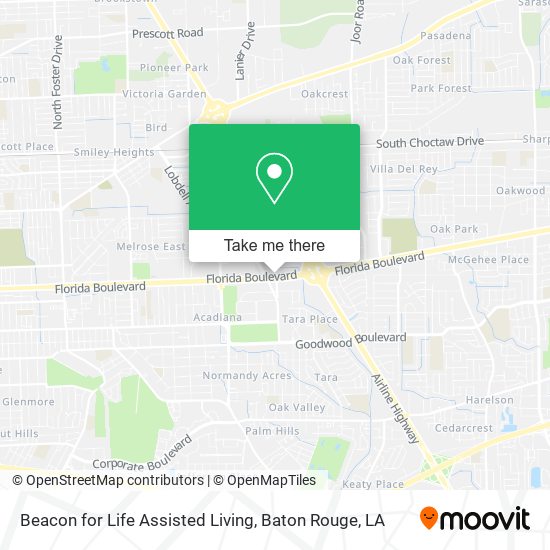 Mapa de Beacon for Life Assisted Living