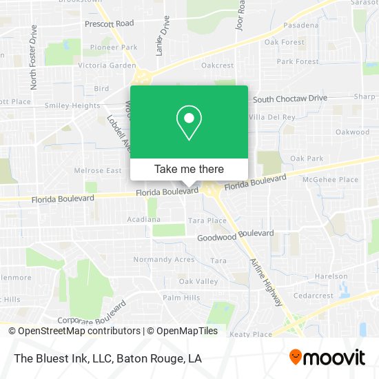 The Bluest Ink, LLC map
