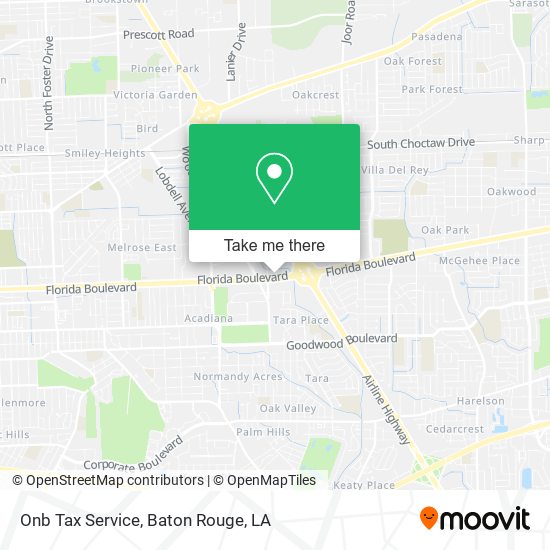 Mapa de Onb Tax Service
