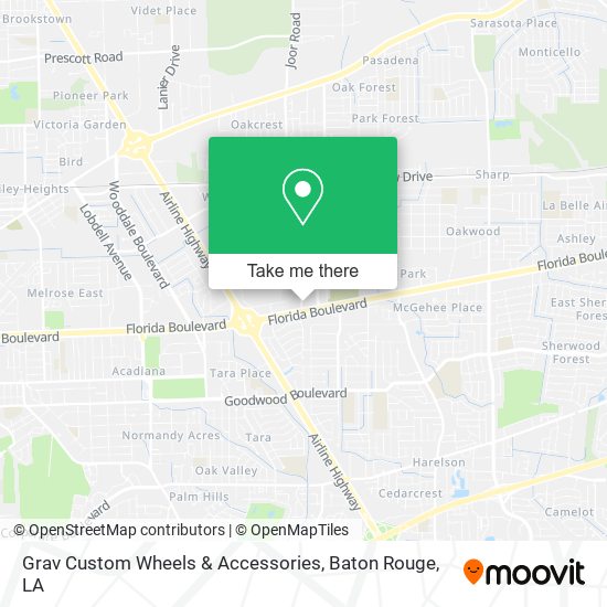 Mapa de Grav Custom Wheels & Accessories