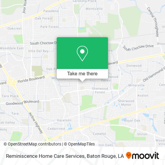 Reminiscence Home Care Services map