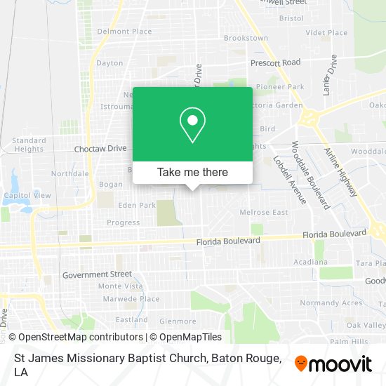 Mapa de St James Missionary Baptist Church