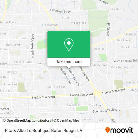 Mapa de Rita & Albert's Boutique
