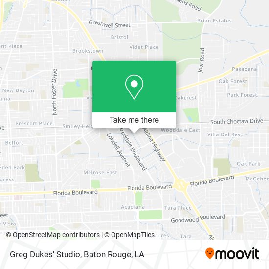 Greg Dukes' Studio map