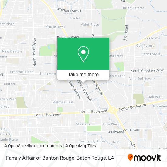 Mapa de Family Affair of Banton Rouge
