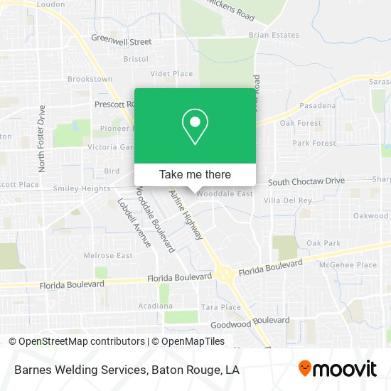 Mapa de Barnes Welding Services