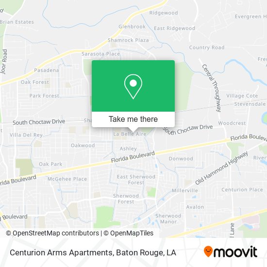Centurion Arms Apartments map