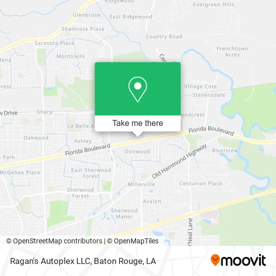 Ragan's Autoplex LLC map