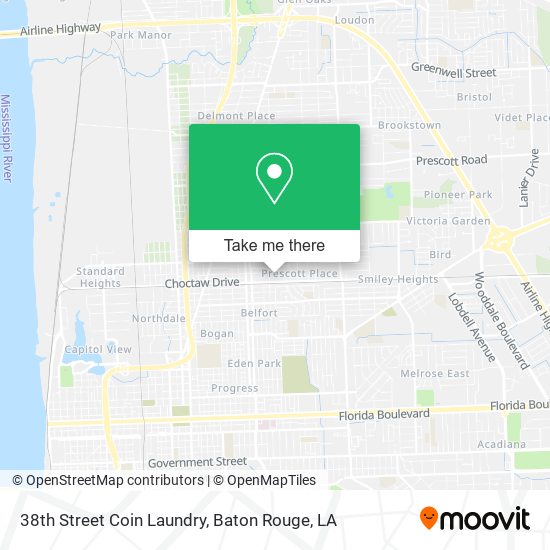 38th Street Coin Laundry map