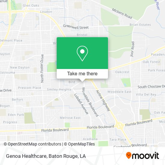 Genoa Healthcare map