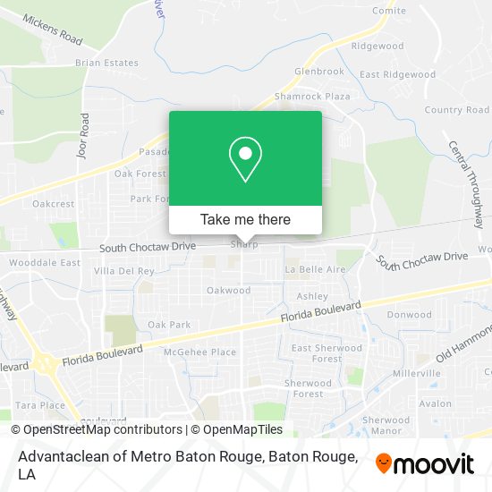 Mapa de Advantaclean of Metro Baton Rouge