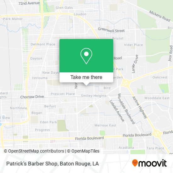 Patrick's Barber Shop map