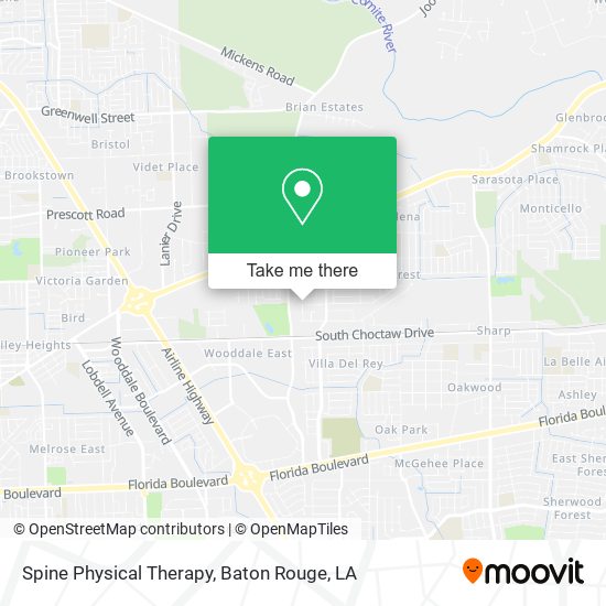 Spine Physical Therapy map