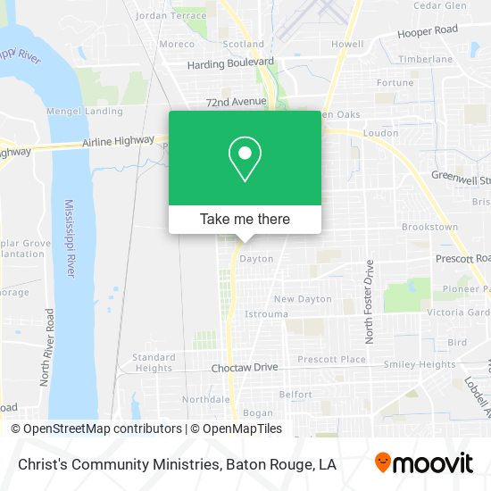 Mapa de Christ's Community Ministries