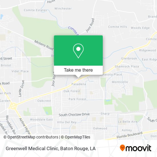 Mapa de Greenwell Medical Clinic