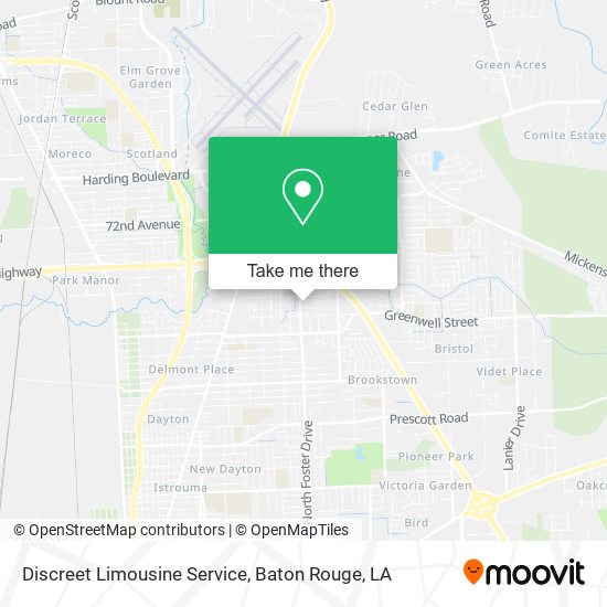 Discreet Limousine Service map