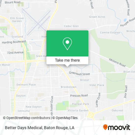 Better Days Medical map