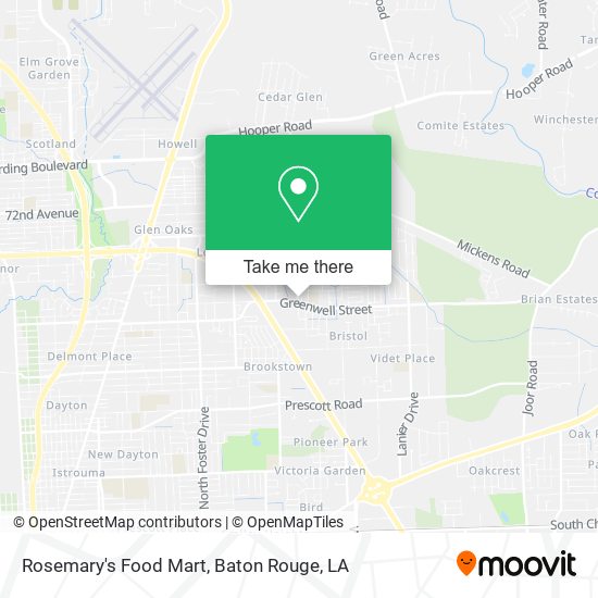 Rosemary's Food Mart map