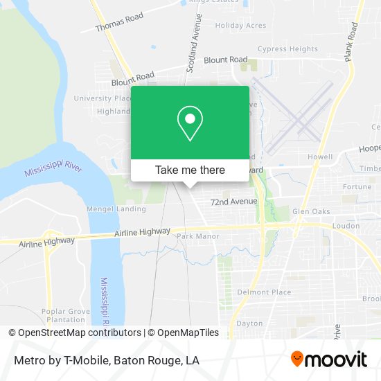 Metro by T-Mobile map