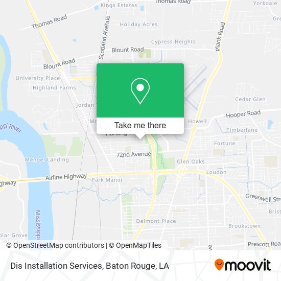 Dis Installation Services map