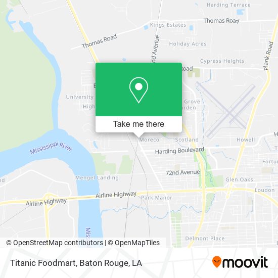 Titanic Foodmart map