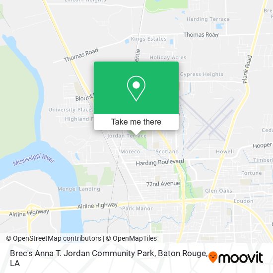 Brec's Anna T. Jordan Community Park map