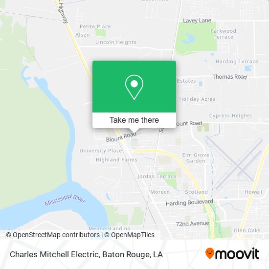 Charles Mitchell Electric map