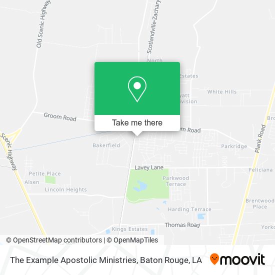 Mapa de The Example Apostolic Ministries
