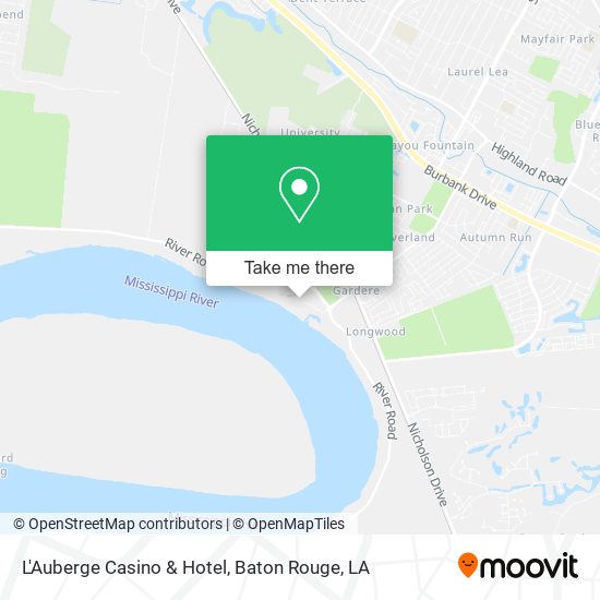 L'Auberge Casino & Hotel map