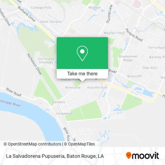 Mapa de La Salvadorena Pupuseria