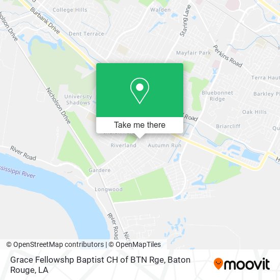Mapa de Grace Fellowshp Baptist CH of BTN Rge