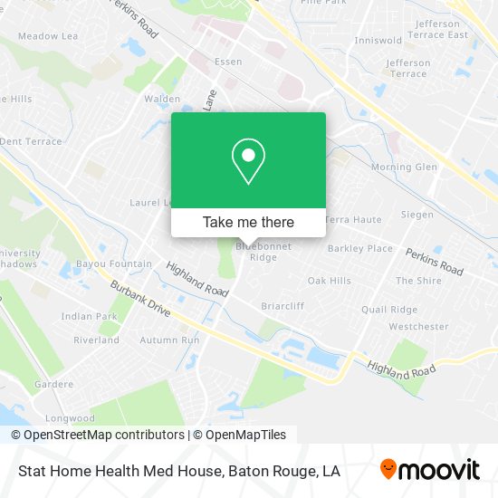 Mapa de Stat Home Health Med House