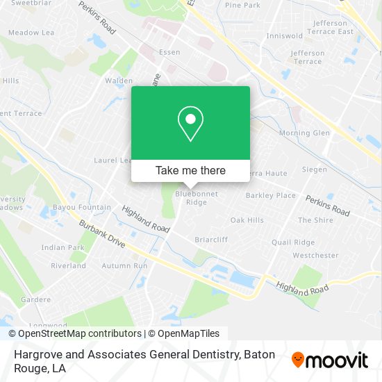 Hargrove and Associates General Dentistry map