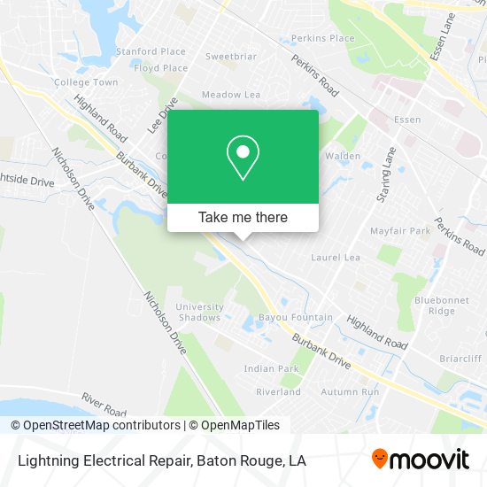 Lightning Electrical Repair map